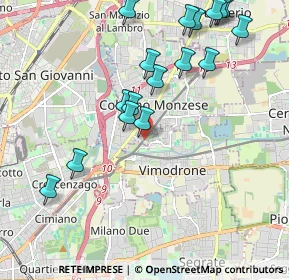Mappa Via Giovanni XXIII Papa, 20093 Cologno Monzese MI, Italia (2.22235)