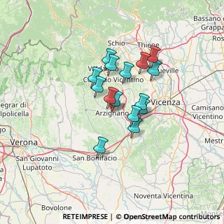 Mappa 36071 Arzignano VI, Italia (9.79867)