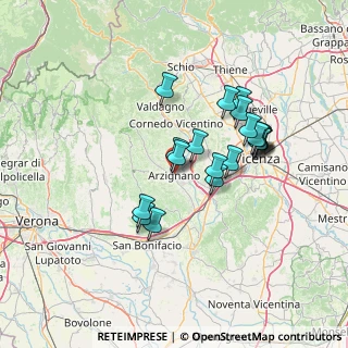 Mappa 36071 Arzignano VI, Italia (12.0515)