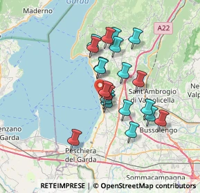 Mappa Strada Canova, 37017 Lazise VR, Italia (5.755)