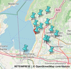 Mappa Strada Canova, 37017 Lazise VR, Italia (6.29923)