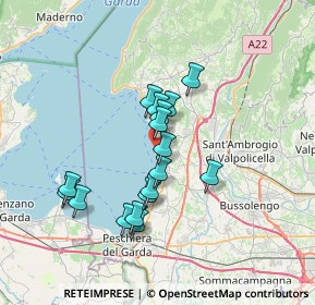Mappa Strada Canova, 37017 Lazise VR, Italia (5.85353)
