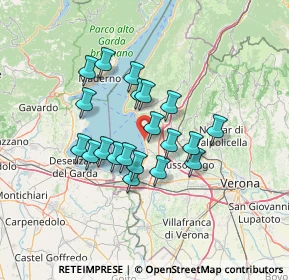 Mappa Strada Canova, 37017 Lazise VR, Italia (10.7305)