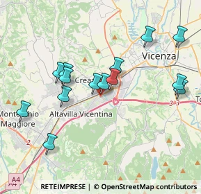 Mappa Via Brenta, 36077 Altavilla Vicentina VI, Italia (3.74429)