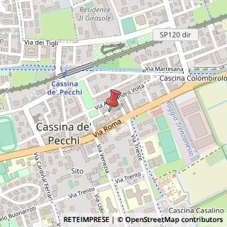 Mappa Via Monte Grappa, 3, 20060 Cassina de' Pecchi, Milano (Lombardia)
