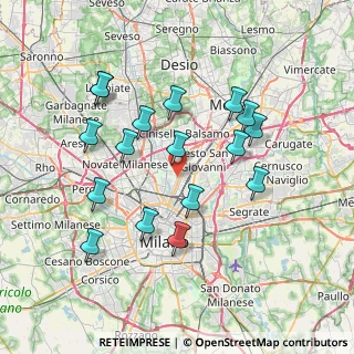 Mappa Via Luigi Beccali, 20162 Milano MI, Italia (7.23412)
