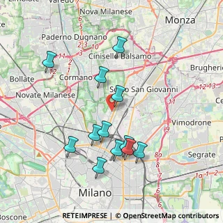 Mappa Via Luigi Beccali, 20162 Milano MI, Italia (3.68083)