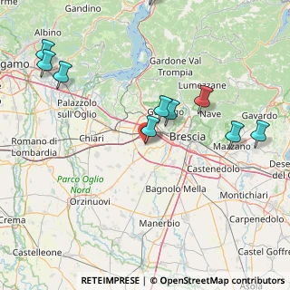 Mappa Via Alcide de Gasperi, 25039 Travagliato BS, Italia (22.46333)