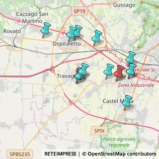 Mappa Via Alcide de Gasperi, 25039 Travagliato BS, Italia (3.72)
