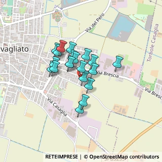 Mappa Via Alcide de Gasperi, 25039 Travagliato BS, Italia (0.298)