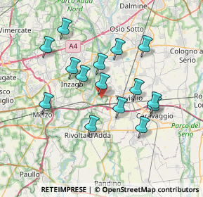 Mappa Via Cascina Cesarina, 20062 Cassano d'Adda MI, Italia (6.56267)