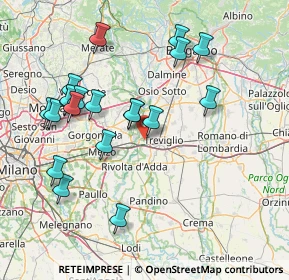 Mappa Via Cascina Cesarina, 20062 Cassano d'Adda MI, Italia (15.896)