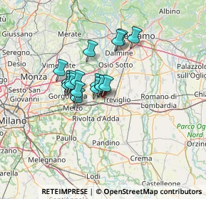 Mappa Via Cascina Cesarina, 20062 Cassano d'Adda MI, Italia (9.24833)