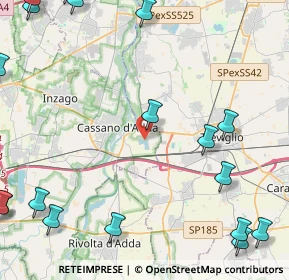 Mappa Via Cascina Cesarina, 20062 Cassano d'Adda MI, Italia (7.074)