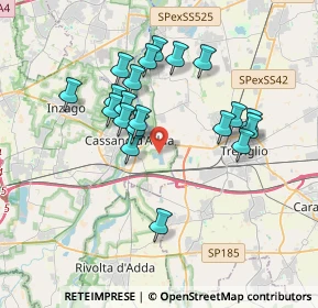 Mappa Via Cascina Cesarina, 20062 Cassano d'Adda MI, Italia (3.2665)