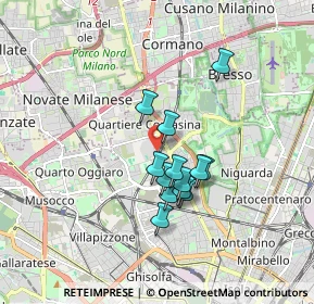 Mappa Via Ippocrate, 20161 Milano MI, Italia (1.29231)