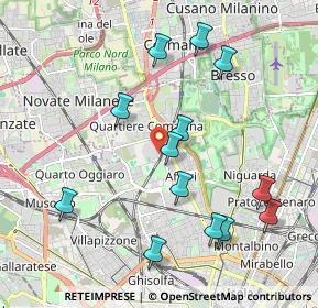 Mappa Via Ippocrate, 20161 Milano MI, Italia (2.09923)