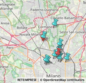 Mappa Via Ippocrate, 20161 Milano MI, Italia (3.55909)