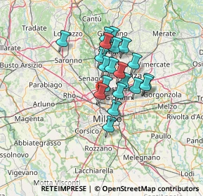 Mappa Via Ippocrate, 20161 Milano MI, Italia (9.7245)