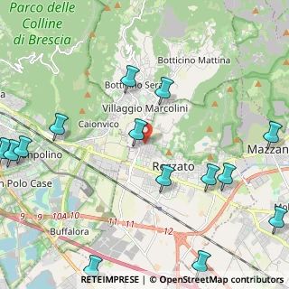 Mappa Via G. Zadei, 25086 Rezzato BS, Italia (2.98071)