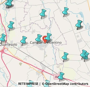Mappa Piazza 29 Aprile, 36043 Camisano Vicentino VI, Italia (6.3625)