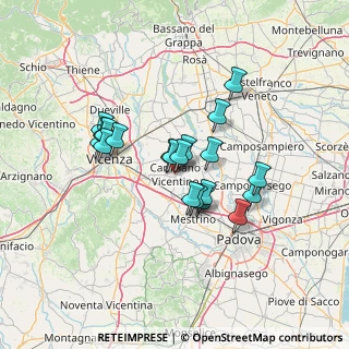 Mappa Piazza 29 Aprile, 36043 Camisano Vicentino VI, Italia (10.7875)