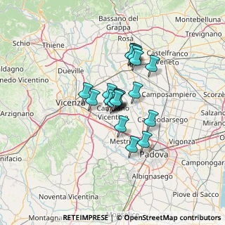 Mappa Piazza 29 Aprile, 36043 Camisano Vicentino VI, Italia (8.4665)