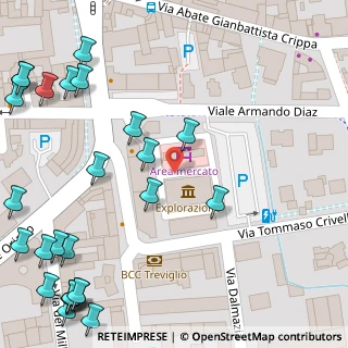 Mappa Piazza Cameroni, 24047 Treviglio BG, Italia (0.08077)