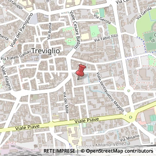 Mappa Via Camillo Cavour, 14, 24047 Treviglio, Bergamo (Lombardia)