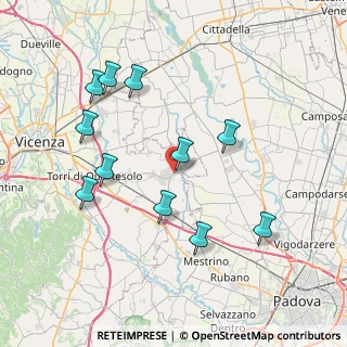 Mappa Via Grassi, 36043 Camisano Vicentino VI, Italia (7.85)