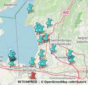Mappa Via Brà, 37011 Bardolino VR, Italia (8.792)