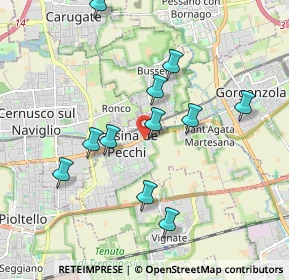 Mappa Via Roma, 20051 Cassina de' Pecchi MI, Italia (1.82091)