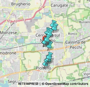 Mappa Via Milano, 20063 Cernusco sul Naviglio MI, Italia (0.99)