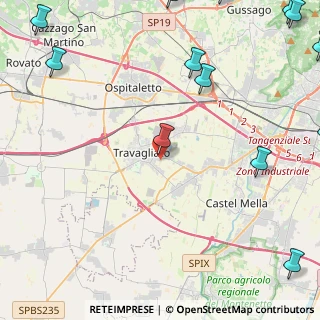 Mappa Via Gramsci, 25039 Travagliato BS, Italia (7.34385)