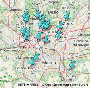 Mappa 20161 Milano MI, Italia (6.8385)