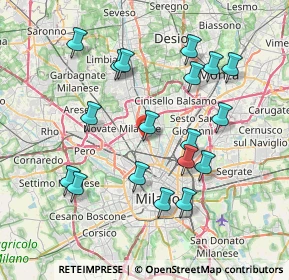 Mappa 20161 Milano MI, Italia (7.68833)