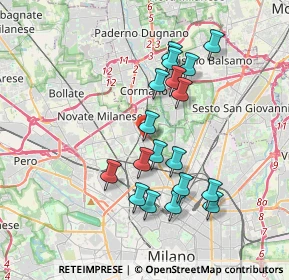 Mappa 20161 Milano MI, Italia (3.37944)