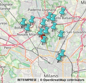 Mappa 20161 Milano MI, Italia (3.238)