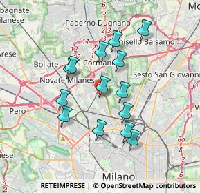 Mappa 20161 Milano MI, Italia (3.10714)