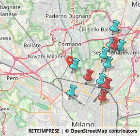 Mappa 20161 Milano MI, Italia (4.08583)