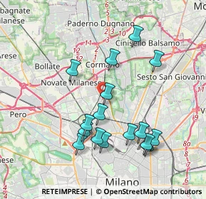 Mappa 20161 Milano MI, Italia (3.745)