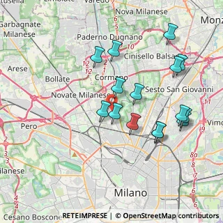 Mappa 20161 Milano MI, Italia (3.80733)