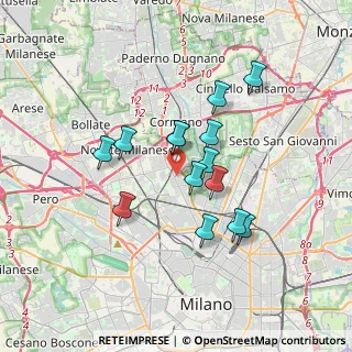 Mappa 20161 Milano MI, Italia (2.86857)