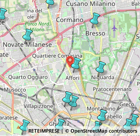 Mappa 20161 Milano MI, Italia (3.284)