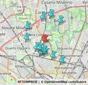 Mappa 20161 Milano MI, Italia (1.49143)