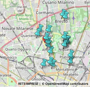 Mappa 20161 Milano MI, Italia (1.585)