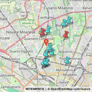 Mappa 20161 Milano MI, Italia (1.63867)