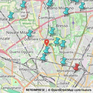 Mappa 20161 Milano MI, Italia (3.07667)