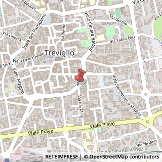 Mappa Via Dei Mille,  1, 24047 Treviglio, Bergamo (Lombardia)