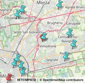 Mappa Via Torino, 20093 Cologno Monzese MI, Italia (6.00333)
